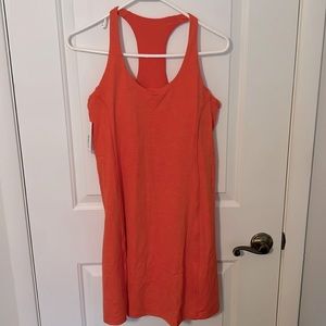 Outdoor Voices Doing Things coral dress.